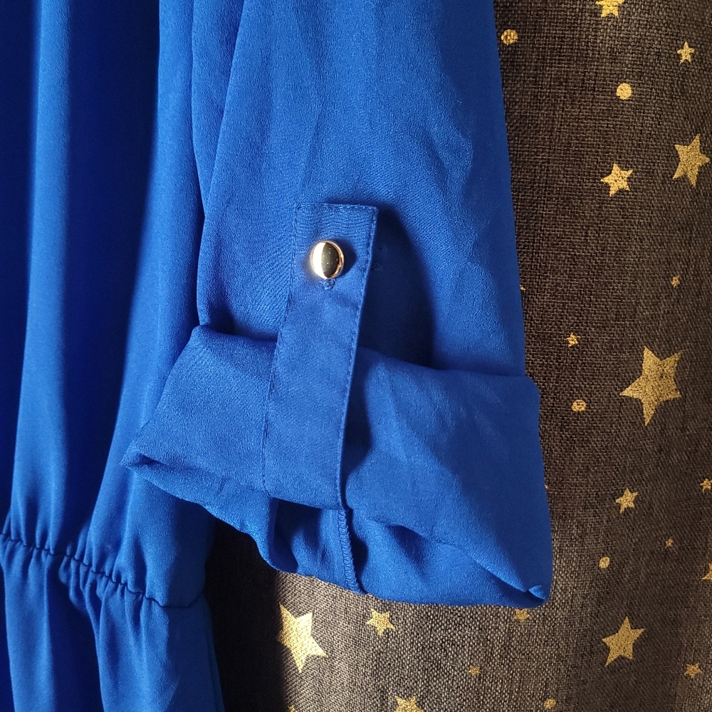 Gianni Bini | Brilliant Blue Dress Small - Picture 2 of 4